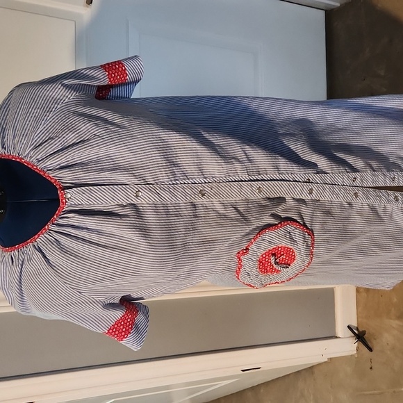 Vintage ladies dressing robe Pearl SNAP with pockets - Picture 1 of 3